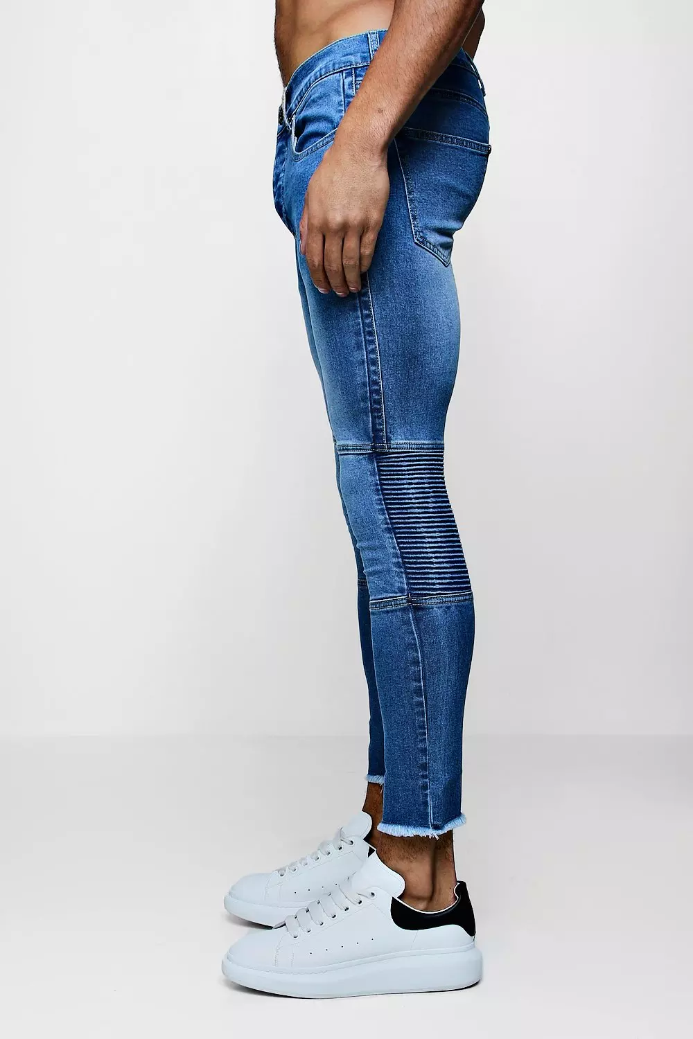 Raw clearance biker jeans